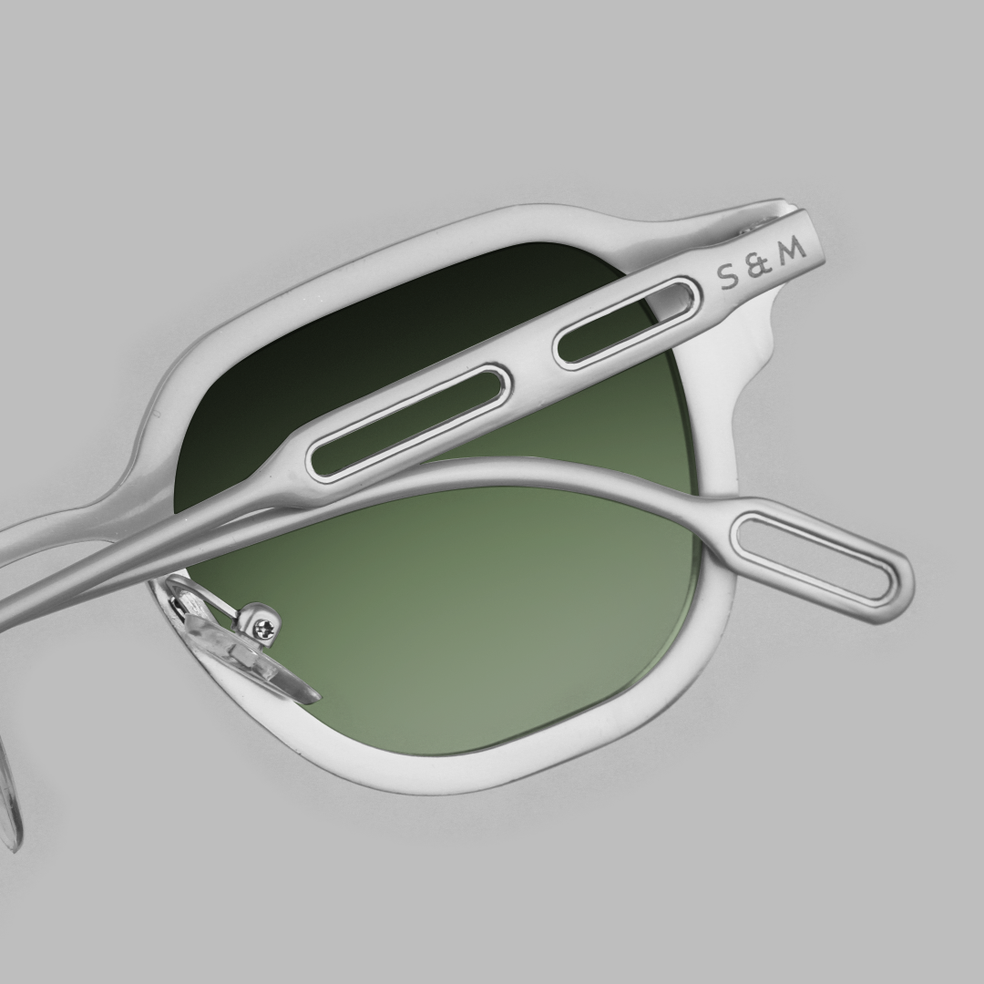 silver green closeup